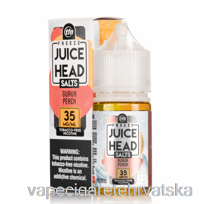 Vape Hrvatska Freeze Guava Breskva - Juice Head Soli - 30ml 50mg